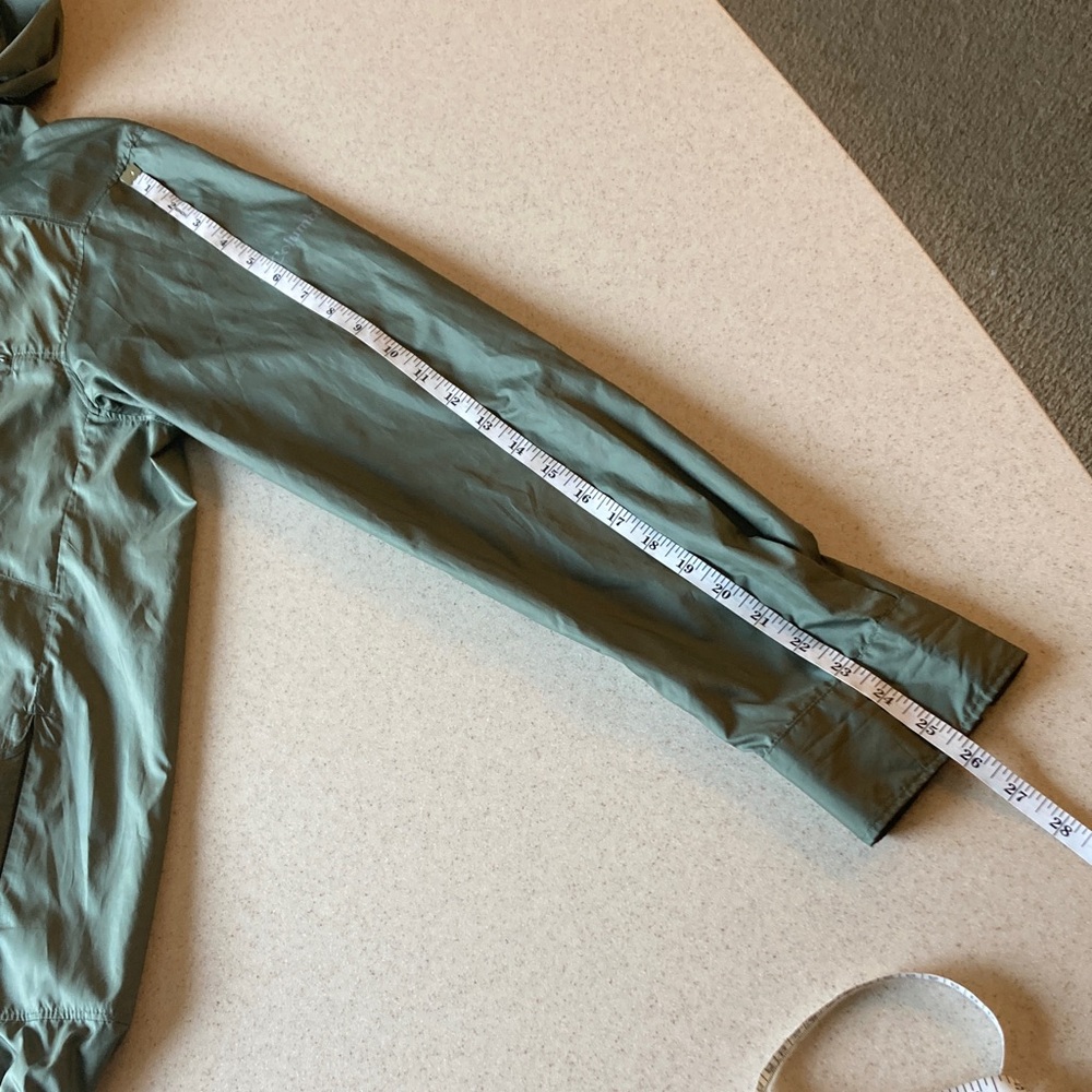 Columbia Sportswear Green Windbreaker NWOT Jacket w/Hoodie Women Size Large - Picture 7 of 14